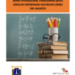 Perhitungan Satuan Biaya Operasional Pendidikan (BOP) Sekolah Menengah Kejuruan (SMK) DKI Jakarta