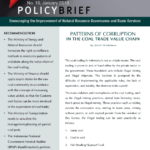 Patterns Of Corruption In The Coal Trade Value Chain